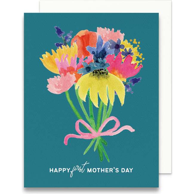 Happy First Mother's Day Bouquet Greeting Card