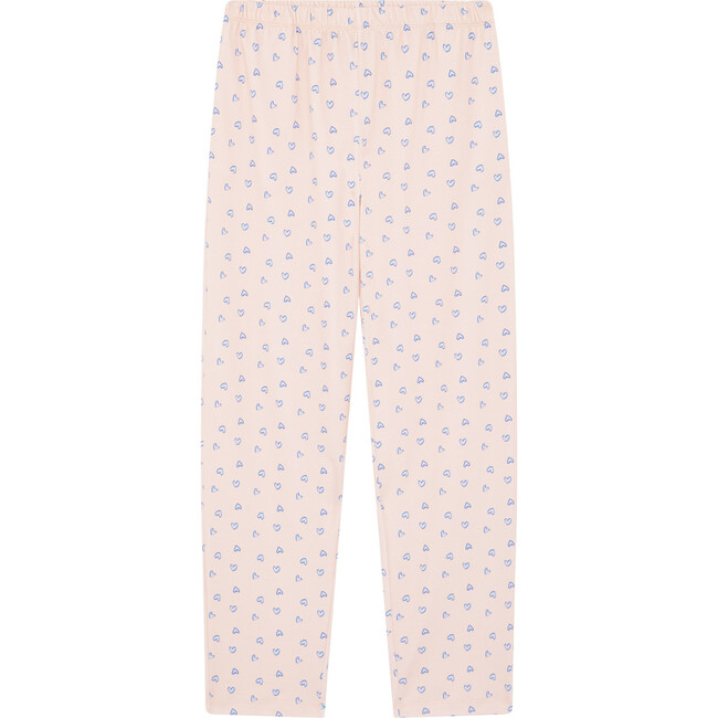 Love Heart Pajamas, Pink - Pajamas - 3