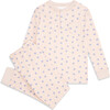 Love Heart Pyjamas, Pink - Pajamas - 1 - thumbnail