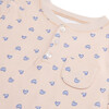 Love Heart Pyjamas, Pink - Pajamas - 3 - thumbnail