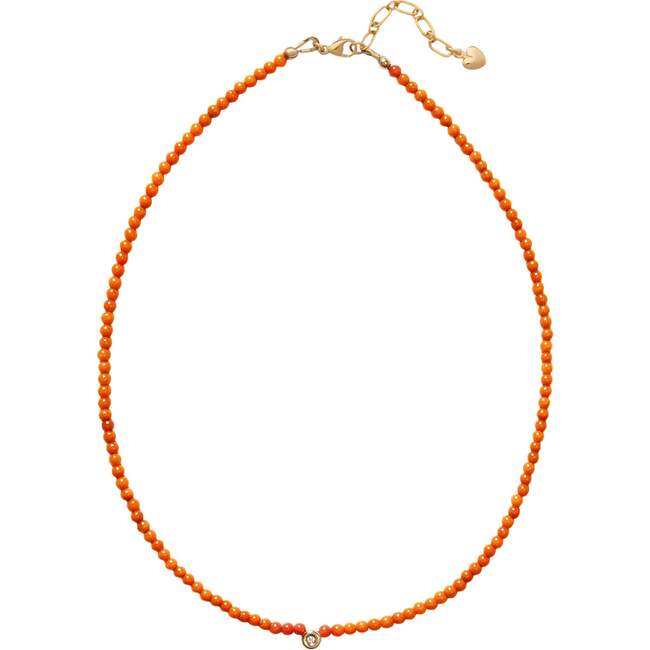 Claire Necklace, Orange