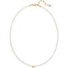 Claire Necklace, White - Necklaces - 1 - thumbnail