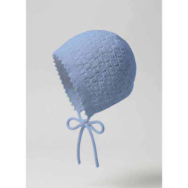 The Aspen Cashmere Baby Bonnet, Sky Blue