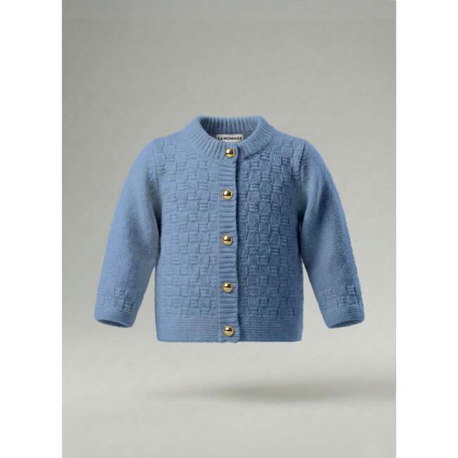 The Aspen Cashmere Baby Cardigan, Sky Blue