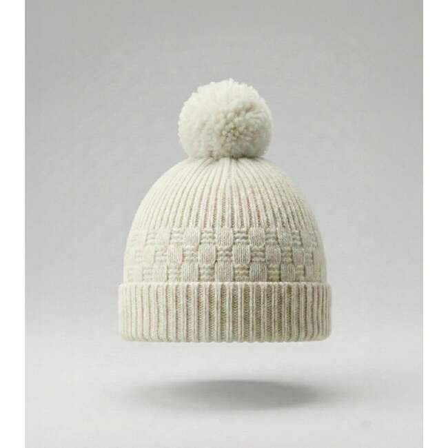 The Aspen Cashmere Baby Beanie, Cream