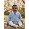 The Aspen Cashmere Baby Bonnet, Sky Blue - Hats - 2 - thumbnail