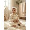The Aspen Cashmere Baby Bonnet, Cream - Hats - 4