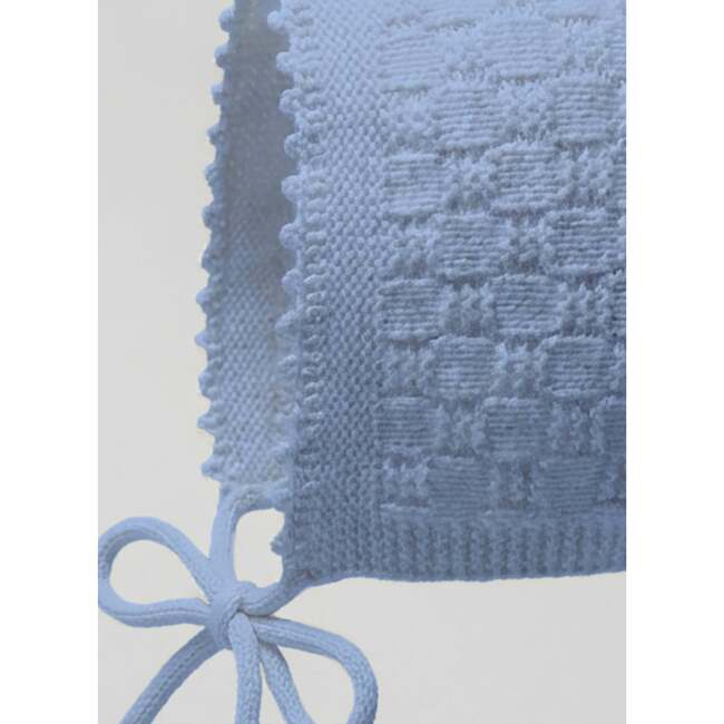 The Aspen Cashmere Baby Bonnet, Sky Blue - Hats - 4