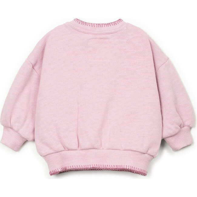 Whip Stitch Sweatshirt, Lilac