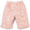 Woven Animal Print Pants, Peach - Pants - 2