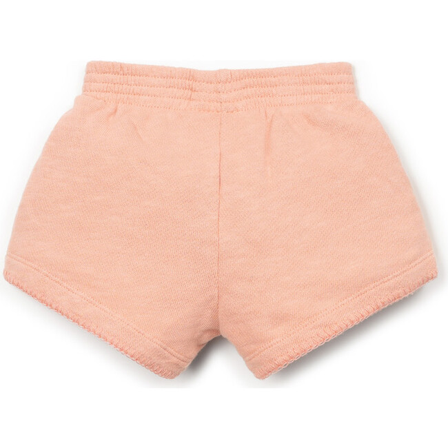 Whip Stitch Sweat Shorts, Peach