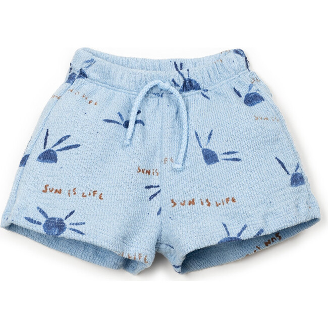 Sun Print Jersey Shorts, Blue