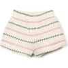 Textured Striped Shorts, Multicolor - Shorts - 2 - thumbnail