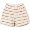 Striped Jersey Shorts, Multistripe - Shorts - 2 - thumbnail