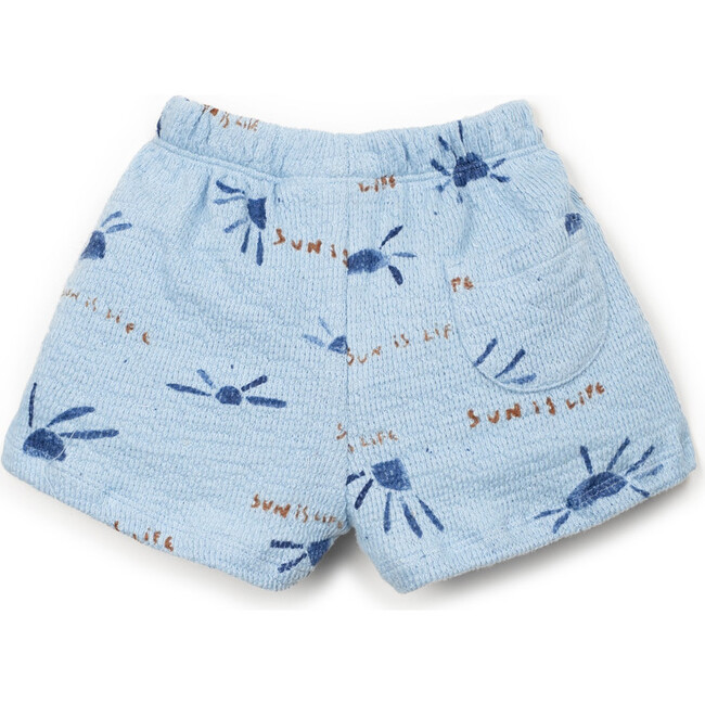 Sun Print Jersey Shorts, Blue