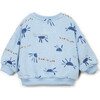 Sun Print Jersey Sweatshirt, Blue - Sweaters - 2