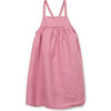 Spaghetti Strap Linen Dress, Bubblegum - Dresses - 1 - thumbnail