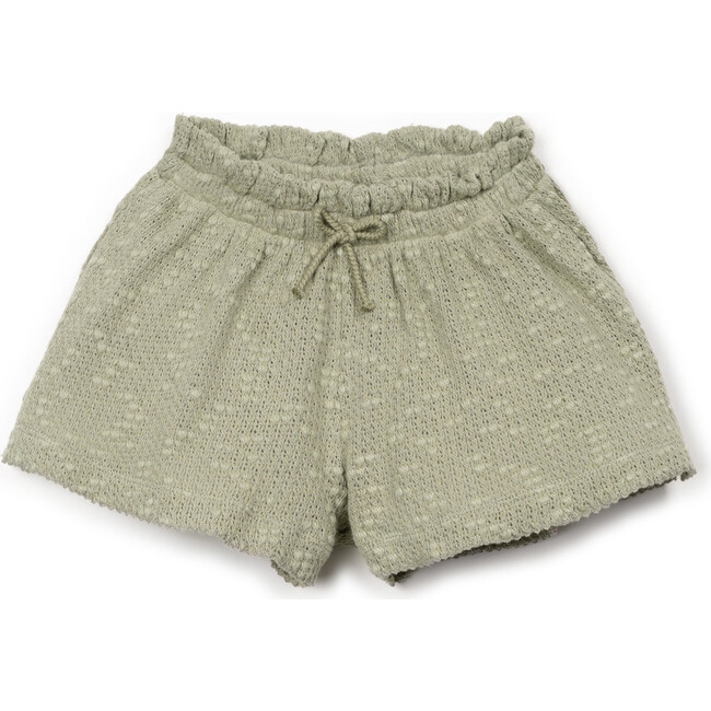 Pique Textured Shorts, Olive
