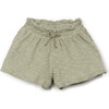 Pique Textured Shorts, Olive - Shorts - 1 - thumbnail