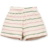 Kids Textured Striped Shorts, Multicolor - Shorts - 1 - thumbnail