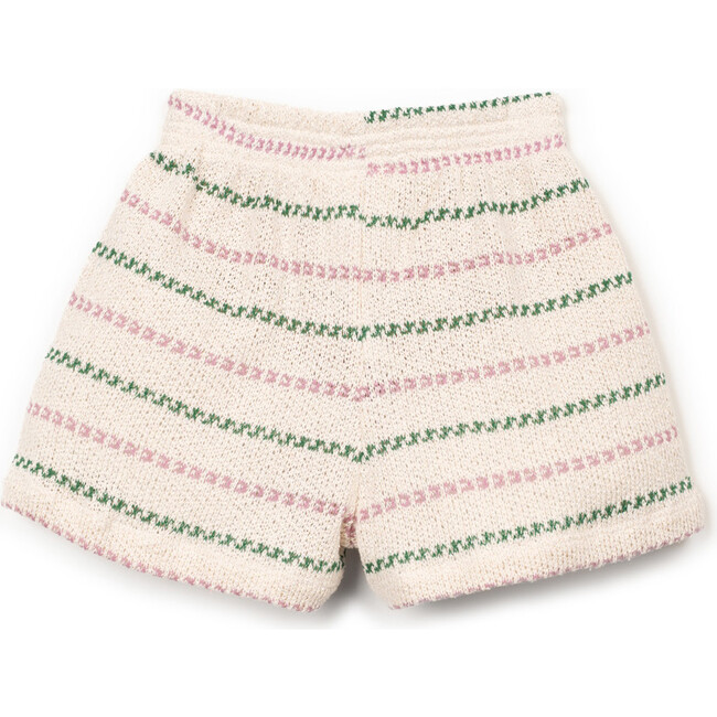 Kids Textured Striped Shorts, Multicolor