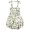 Animal Print Bubble, Olive - Rompers - 1 - thumbnail