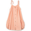 Bubble Hem Dress, Peach - Dresses - 1 - thumbnail