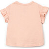 Flutter Sleeve Jersey T-Shirt, Peach - T-Shirts - 2