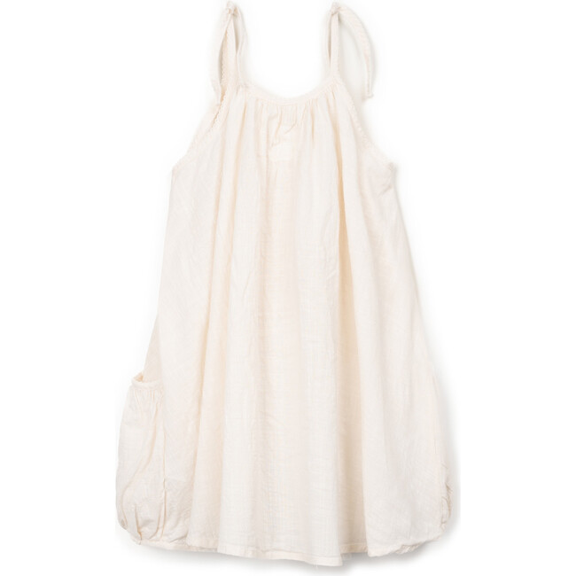 Bubble Hem Dress, Ivory