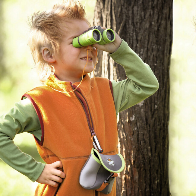 Terra Kids Children's Binoculars - Hiking, Camping, Fishing, Ball games - 4x30 Magnification with Compact Case
