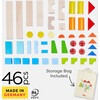 Colored Building Blocks 46 Pc Set - Blocks - 2 - thumbnail