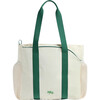 Riley Tennis Bag, Ivory/Green - Backpacks - 1 - thumbnail