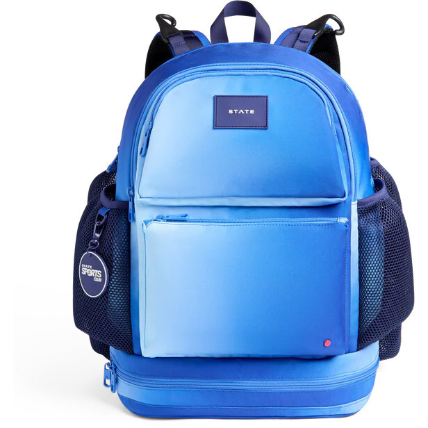 Shea Baseball Backpack, Blue Gradient