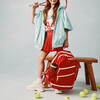 Lenox Tennis Bag, Red - Backpacks - 2