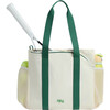 Riley Tennis Bag, Ivory/Green - Backpacks - 4