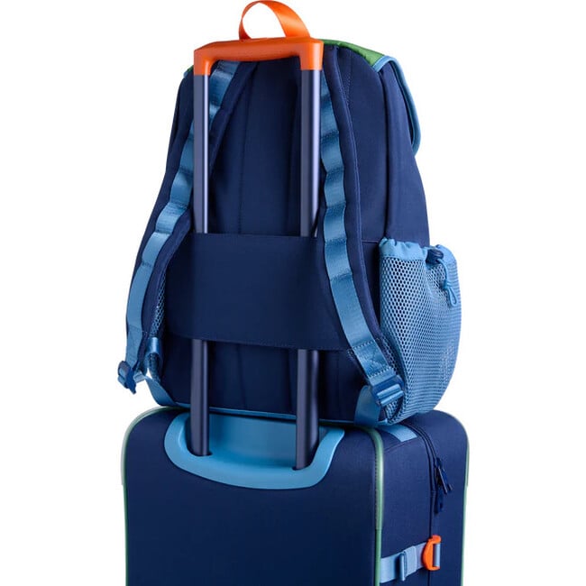 Charlie Rucksack, Green/Blue/Orange - Backpacks - 4