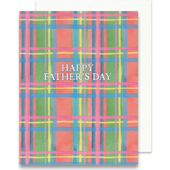 Plaid Father's Day Greeting Card