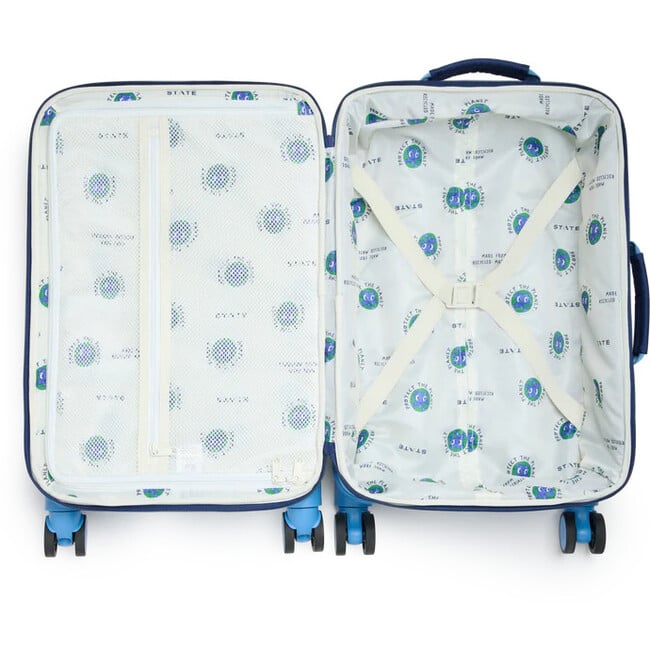 Logan Carry-On Suitcase, Green/Blue/Orange - Luggage - 6