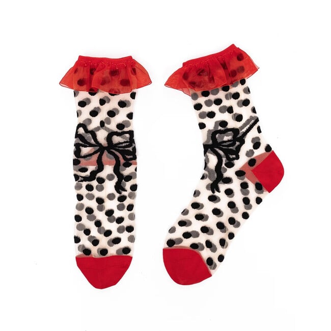 Coquette Classics Ruffle Sheer Socks Bundle - Socks - 3