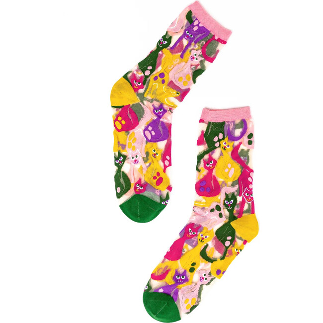 Cat Lovers Sheer Socks Bundle - Socks - 4