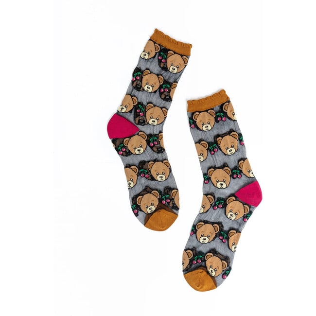 Beary Cute Sheer Sock Bundle - Socks - 6
