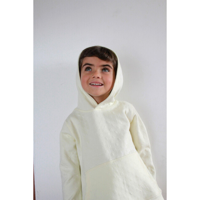 Hoodie Sweatshirt, Cream