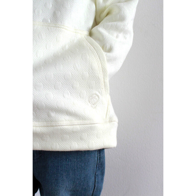 Hoodie Sweatshirt, Cream - Sweatshirts - 4