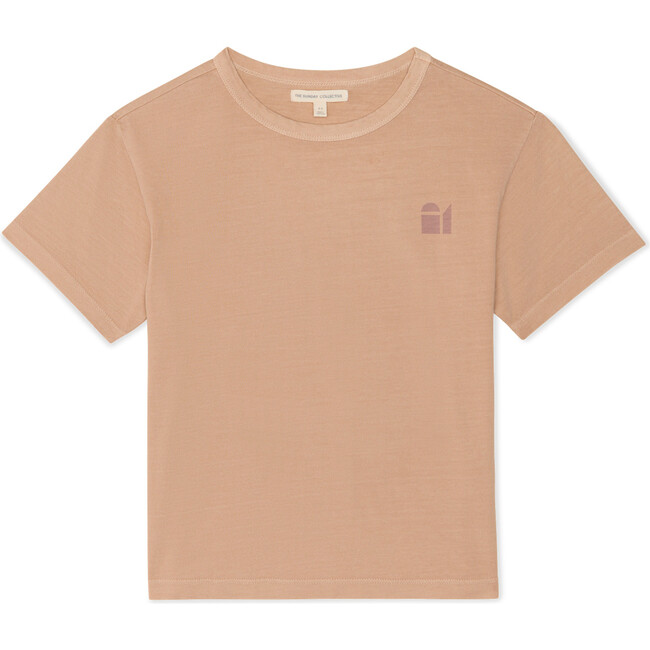 Natural Dye Everyday Tee, Latte - T-Shirts - 1