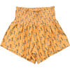 Girl's Flowy Short Mini Golden Floral - Shorts - 1 - thumbnail