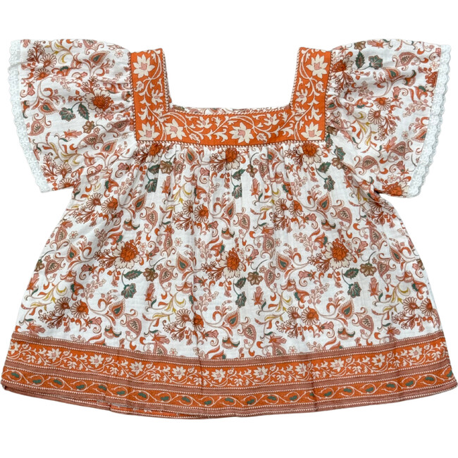 Square Neck Peasant Top Harlow Boho Border