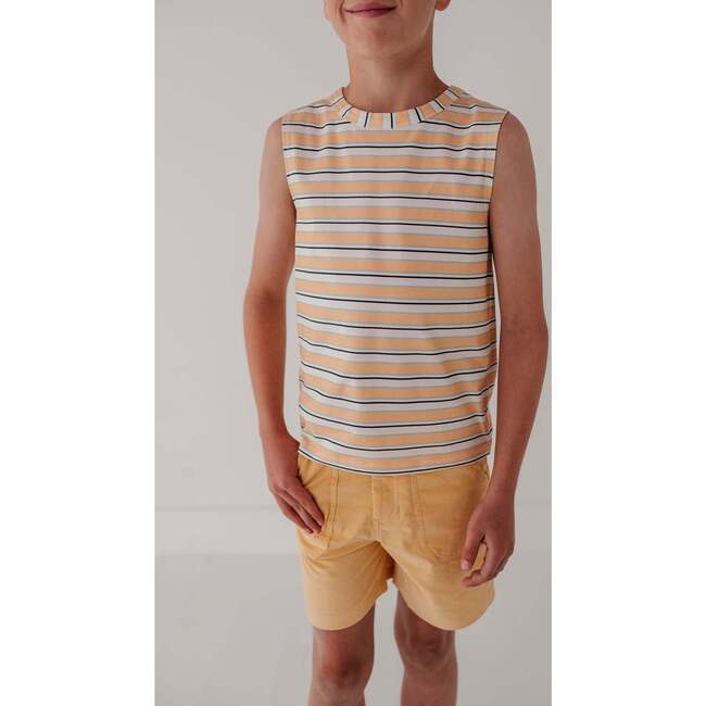 Boy's Muscle Tank Summer Breeze Stripe