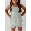 Ruffle Gauze Tank Aqua Island - Tank Tops - 3 - thumbnail