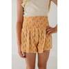 Girl's Flowy Short Mini Golden Floral - Shorts - 3 - thumbnail