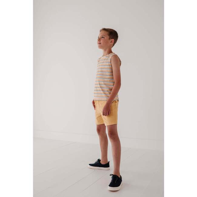 Boy's Muscle Tank Summer Breeze Stripe - Tank Tops - 4